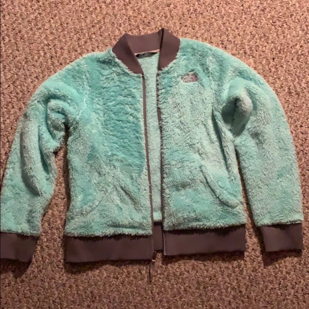The North Face fuzzy fleece